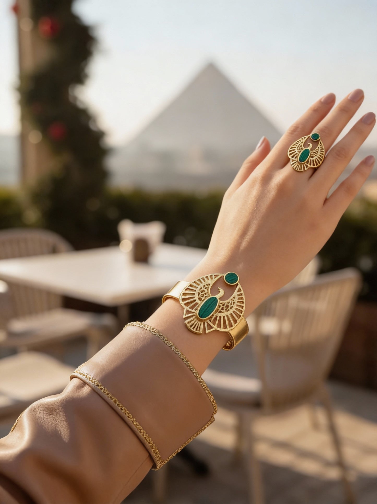 طقم دلال - نحاس خالص