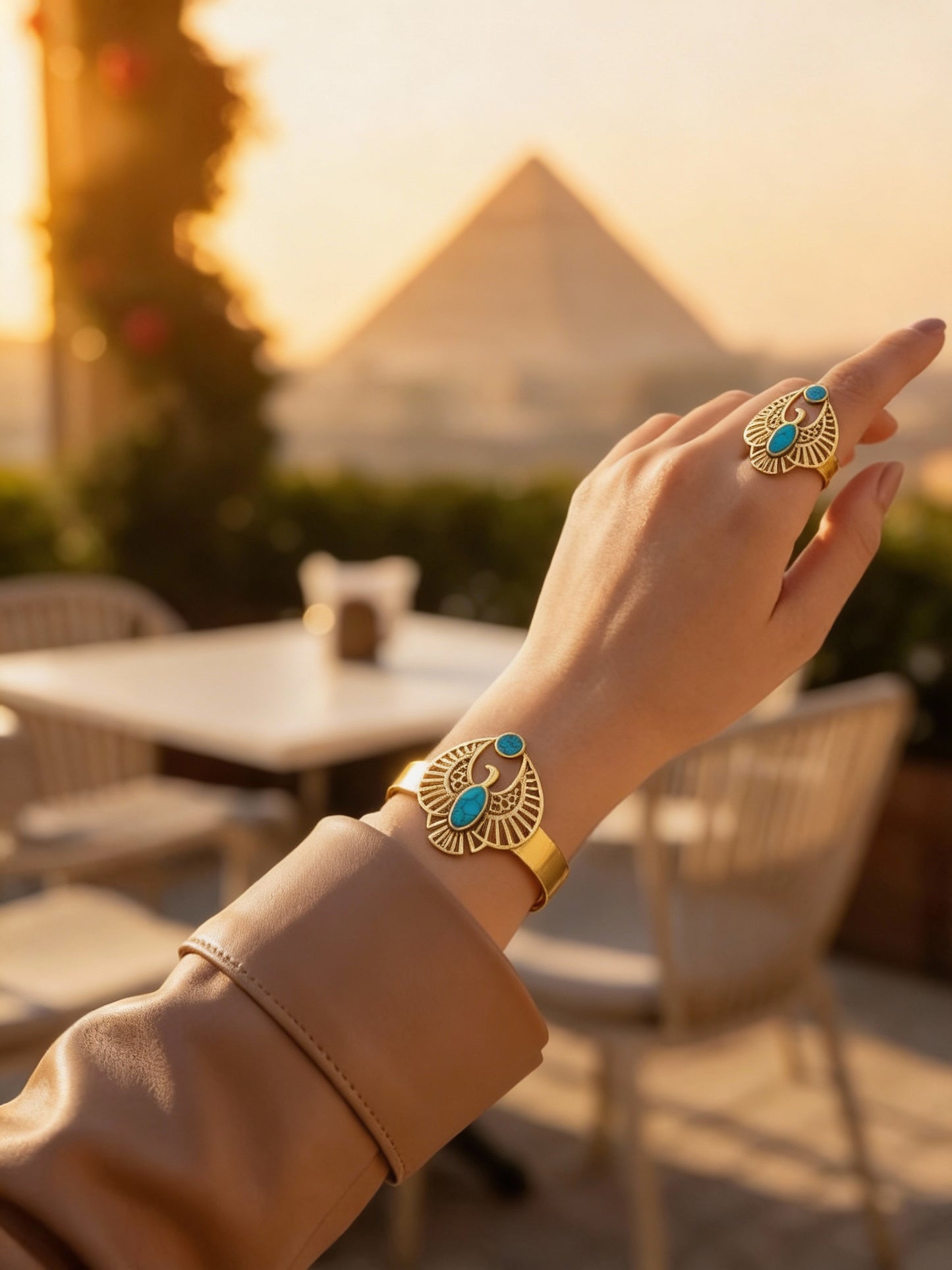 طقم دلال - نحاس خالص