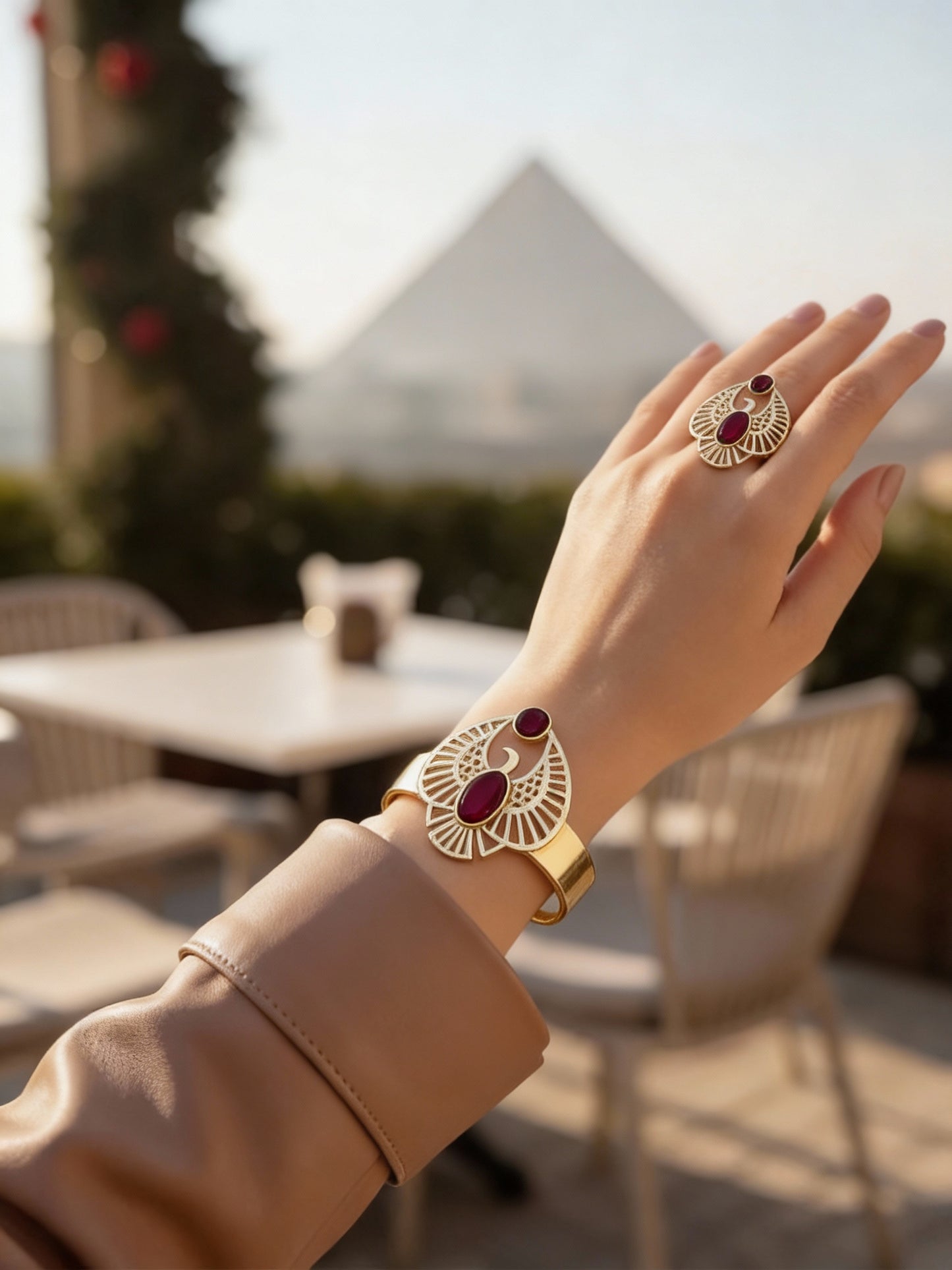 طقم دلال - نحاس خالص