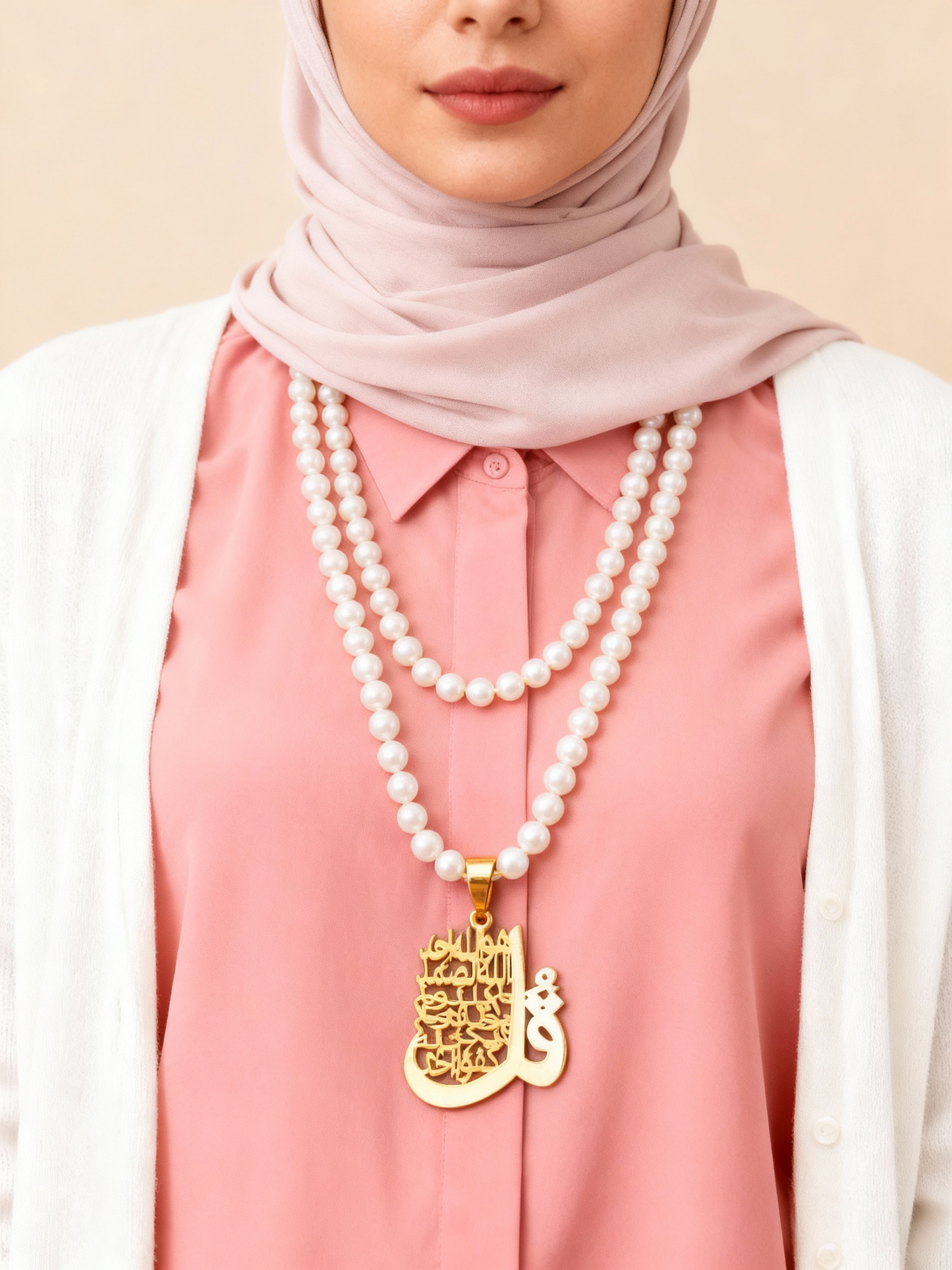 Nour Necklace - Silver & Gold Plated