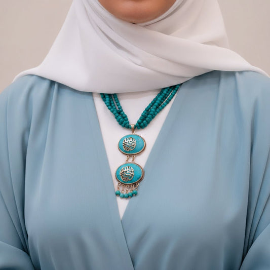 Khayr Hafeza Turquoise Necklace