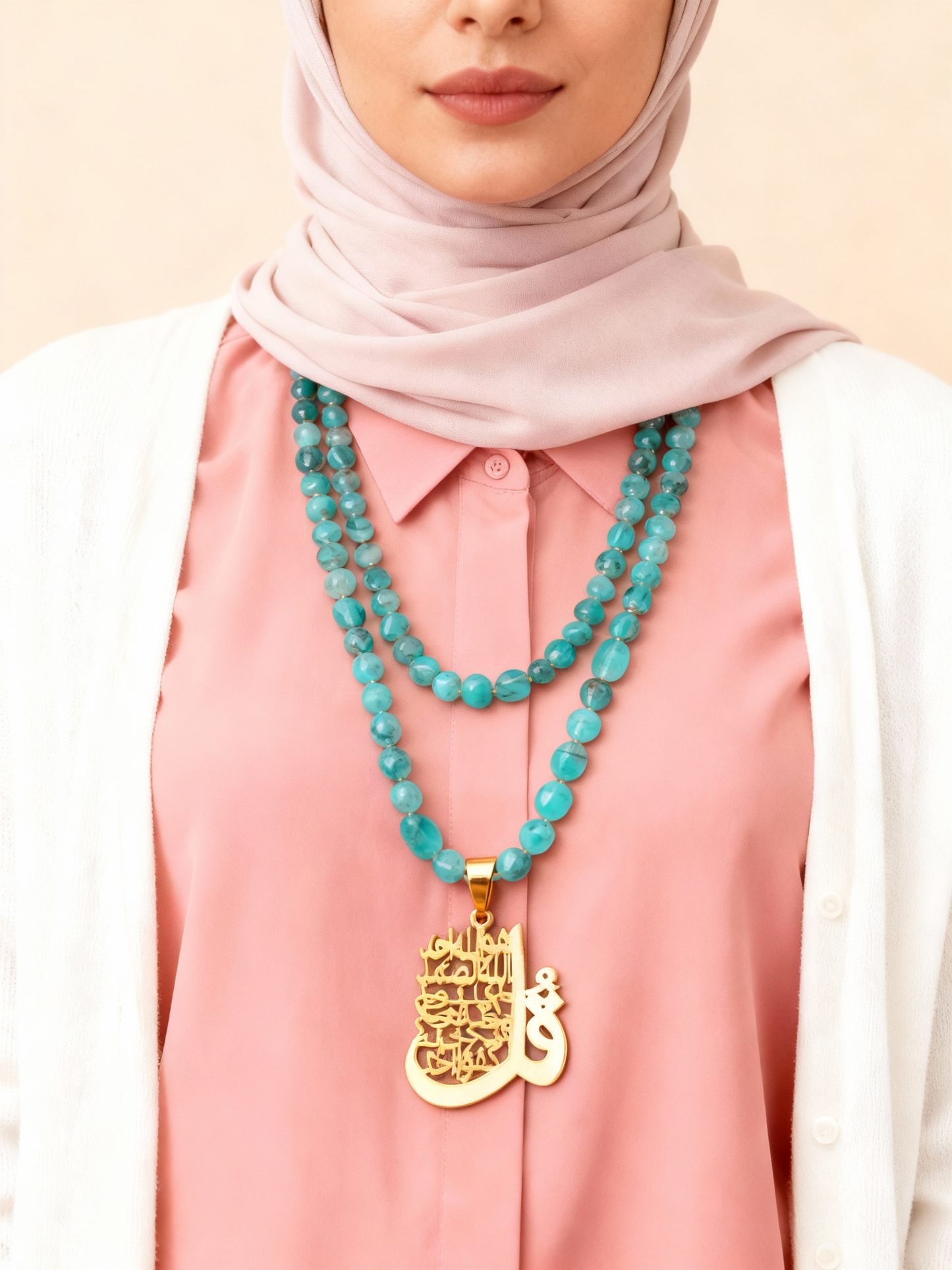 Nour Necklace - Silver & Gold Plated