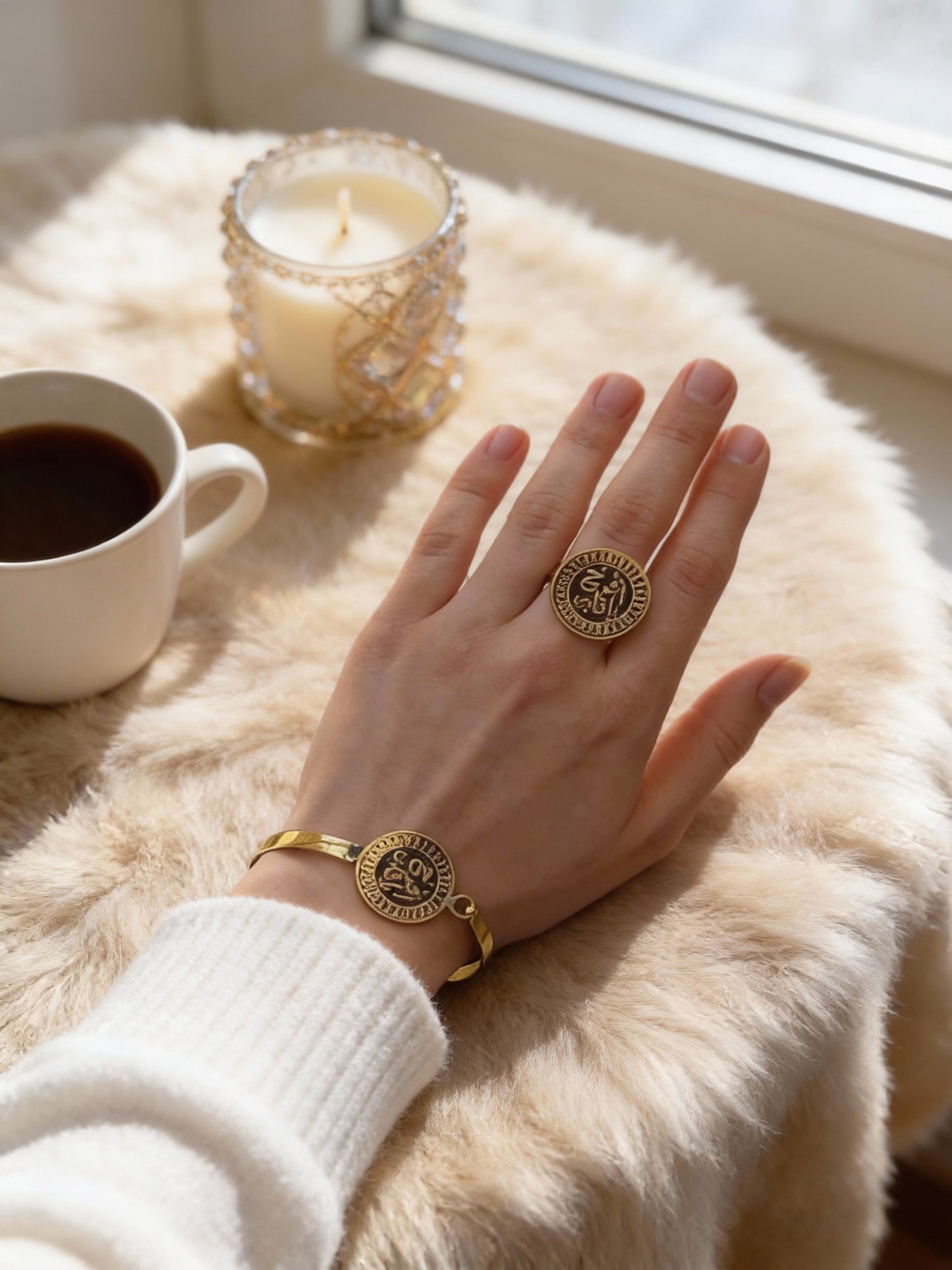 طقم دلال - نحاس خالص