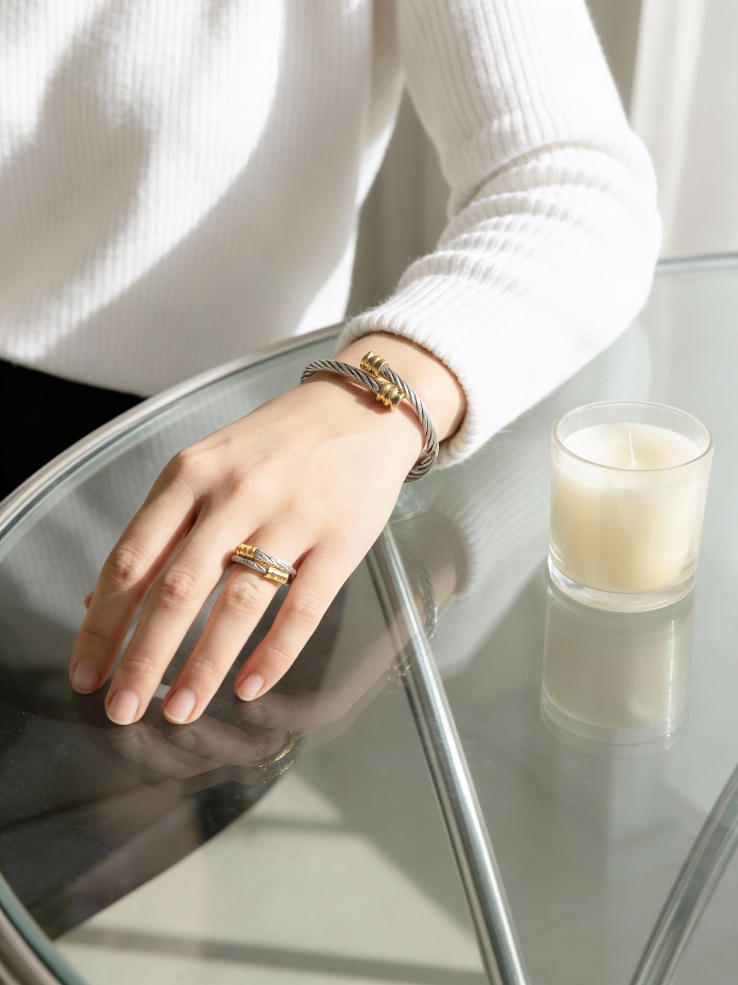 قلادة الفراشة - ستانلس ستيل