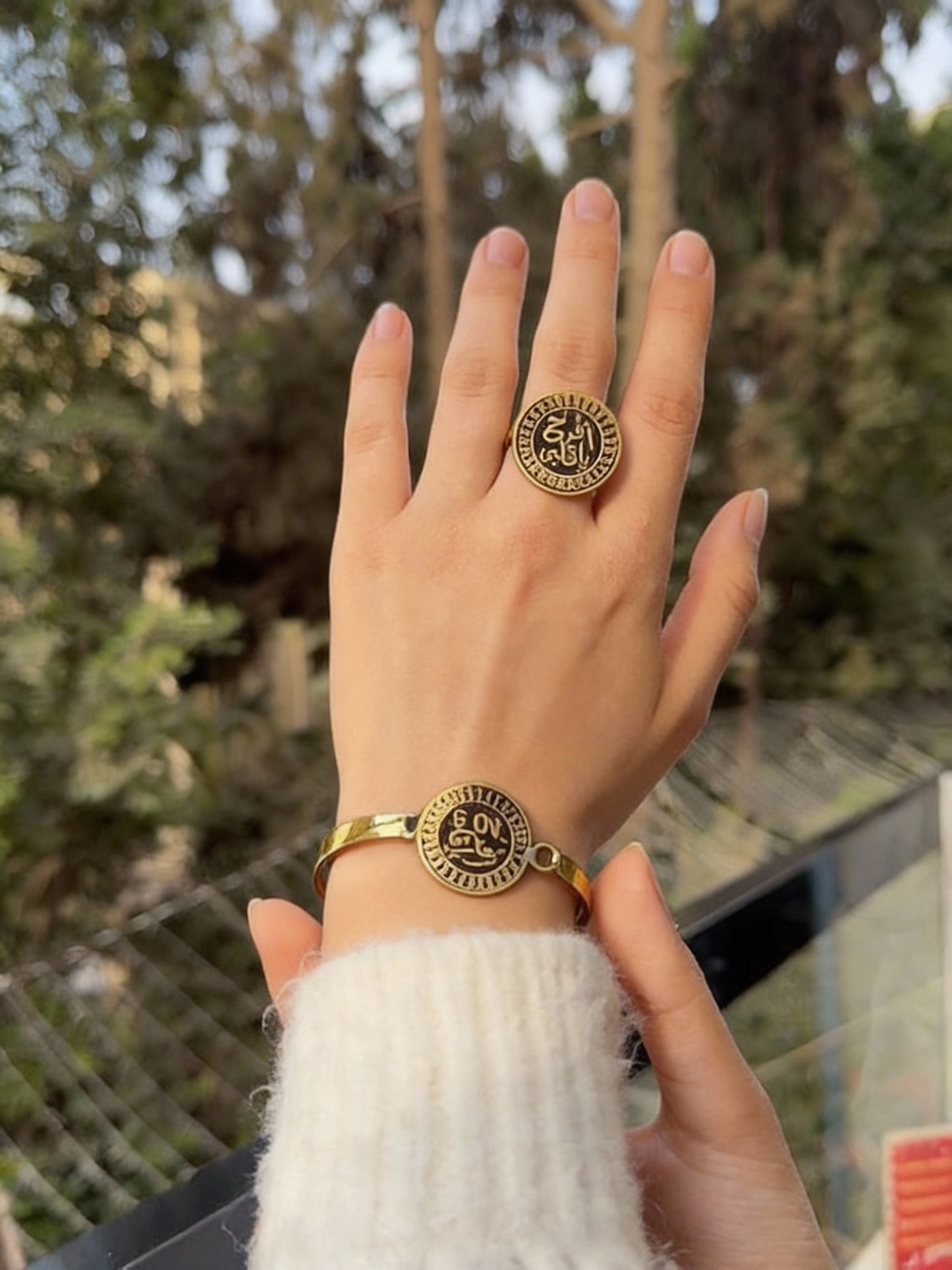 طقم دلال - نحاس خالص