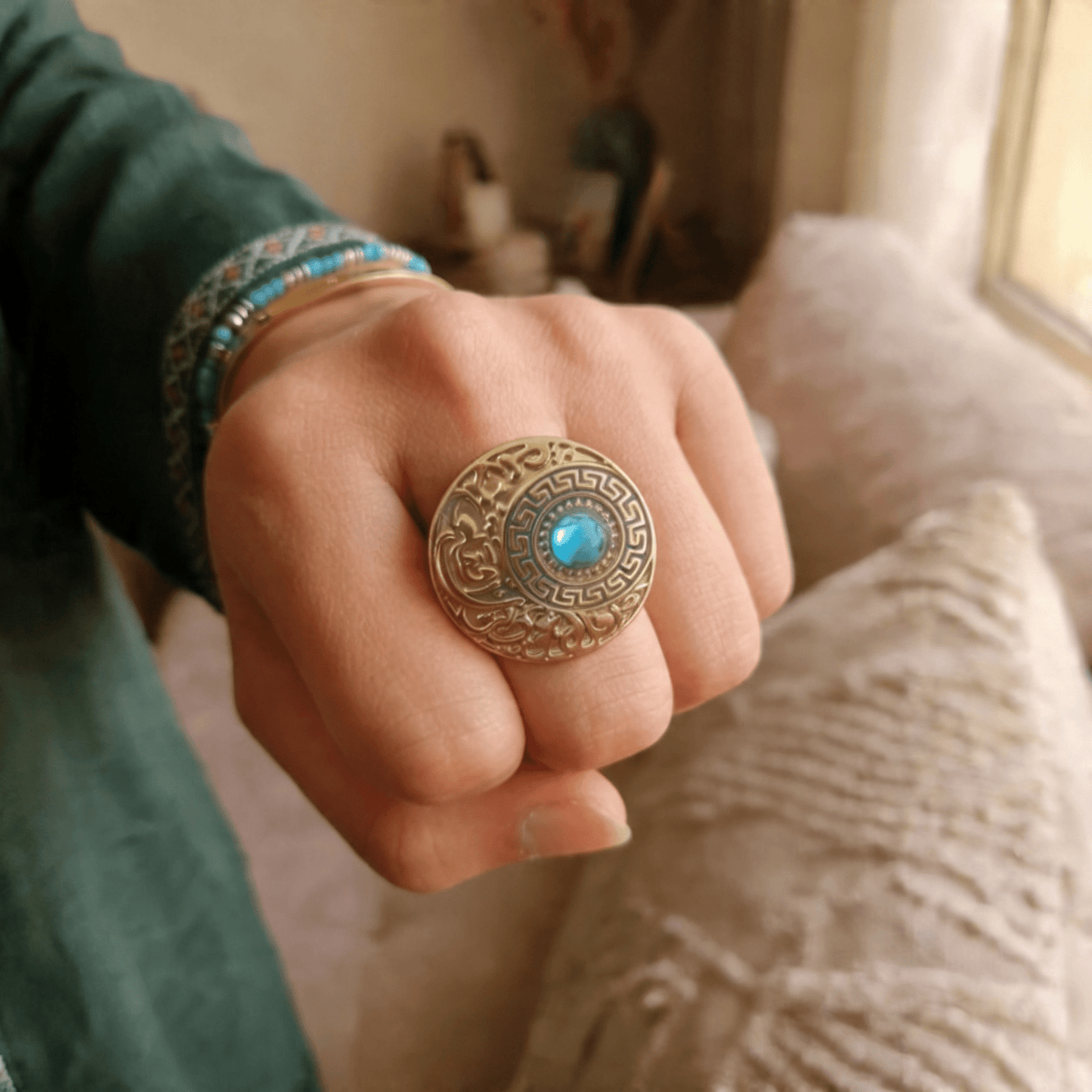 Falaq Ring -  Gold Plated