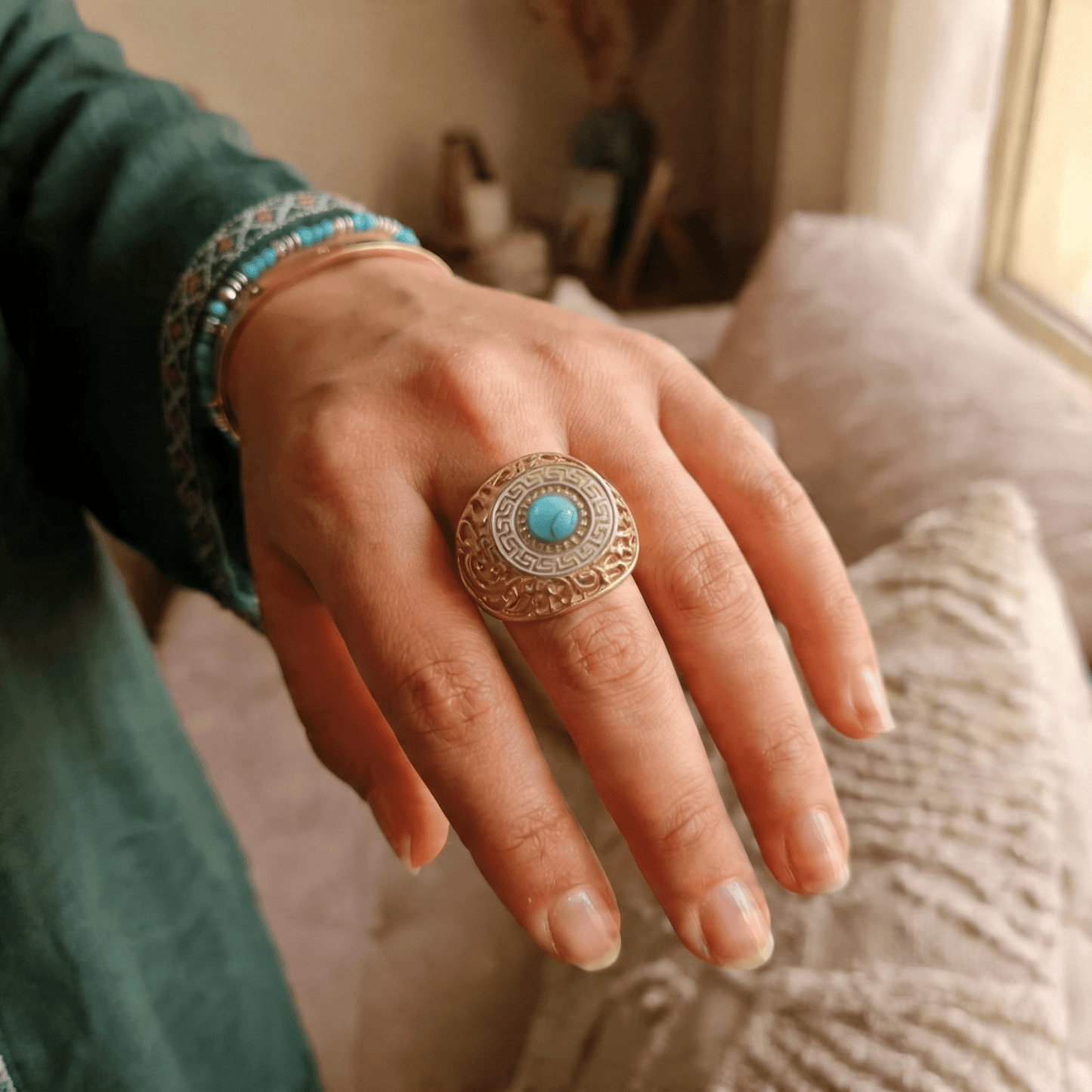 Falaq Ring -  Gold Plated