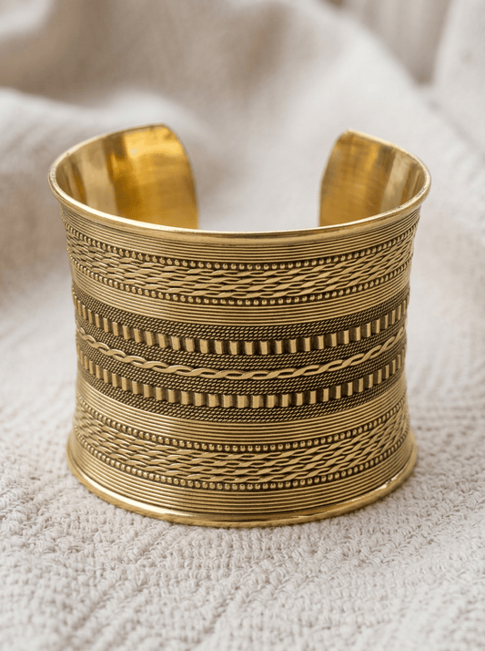 Golden Sands Bangle -  Pure Copper