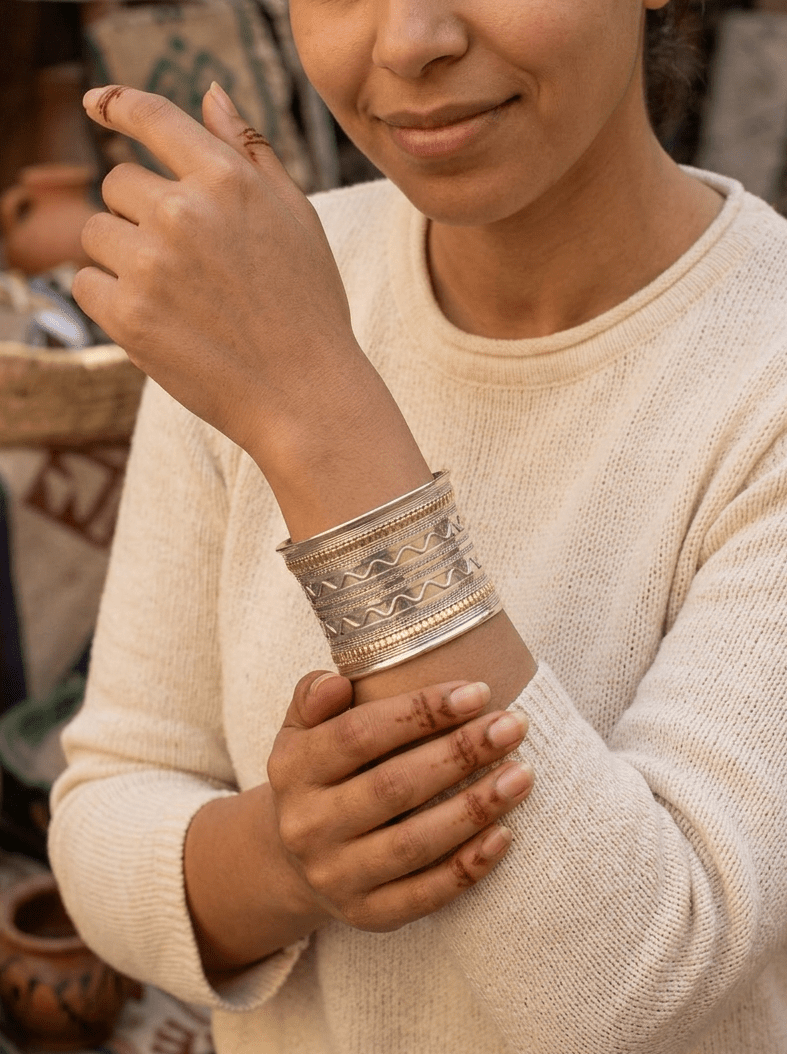 سوار سيدا الأنيق - نحاس نقي