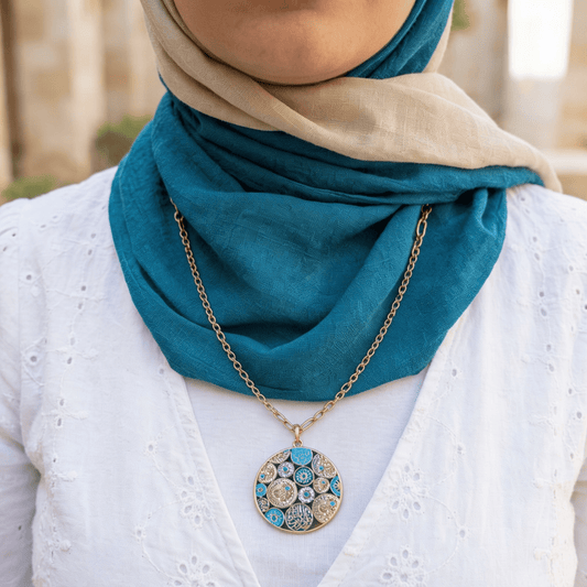 Arabic Pattern Necklace - Stainless