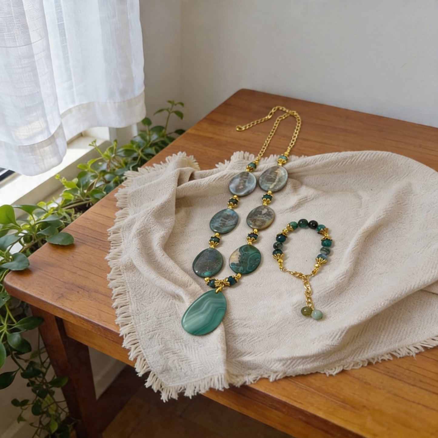 Green Royal Agate Set
