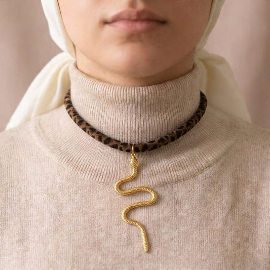 Antique Glow Choker - Boho Style