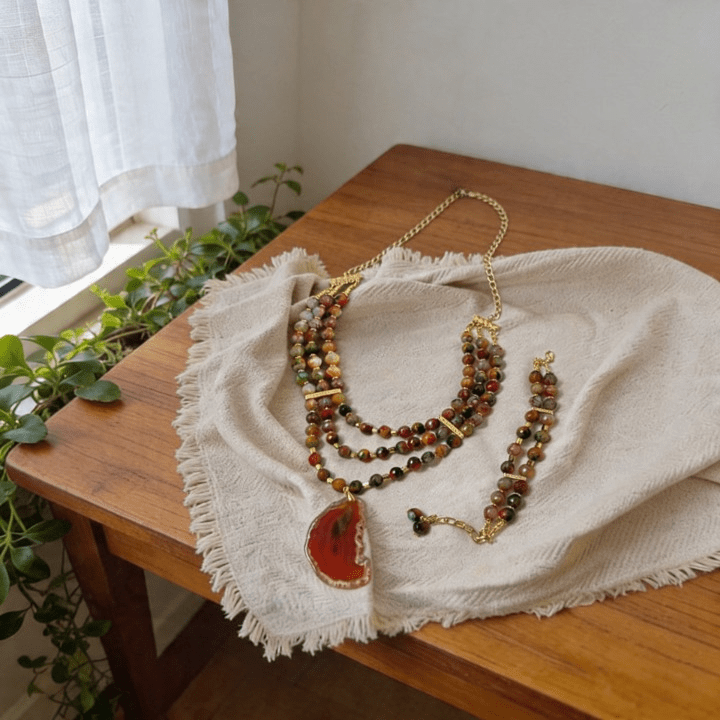 Sunset Touch - Agate Set
