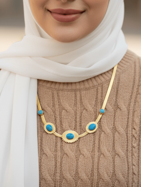 Haidy Necklace - Stainless Gold Plated