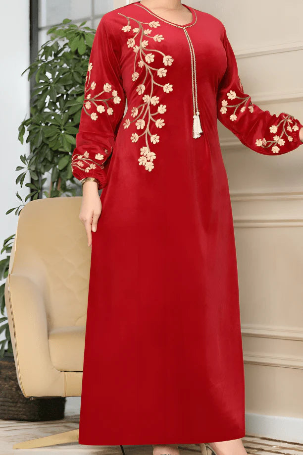 Basma Jalabiya - Velvet