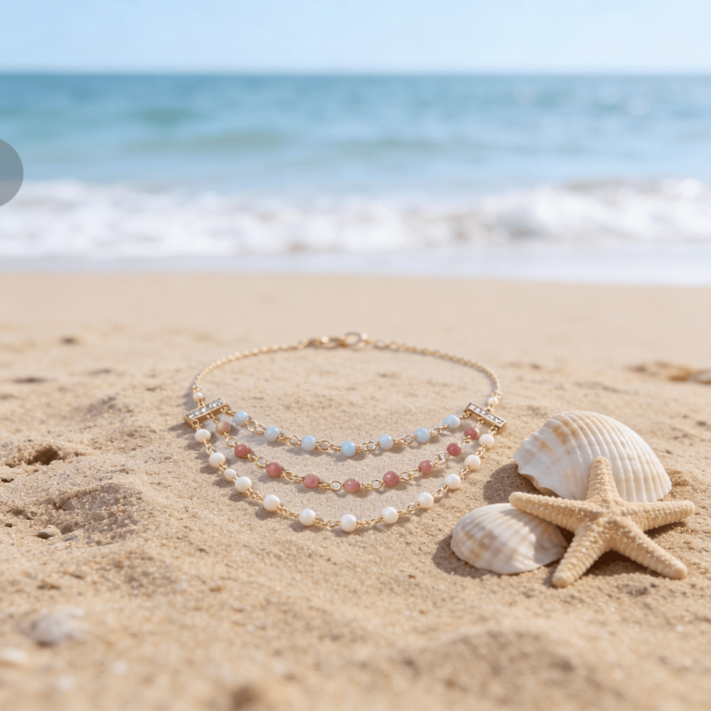 Sunset Pearl Necklace