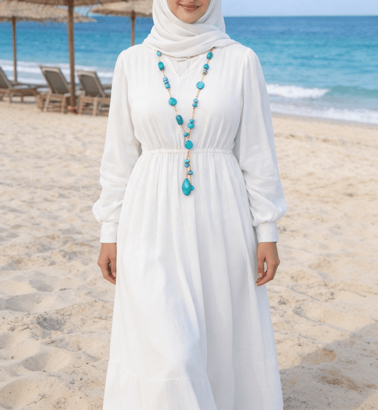 Aqua Waves Necklace