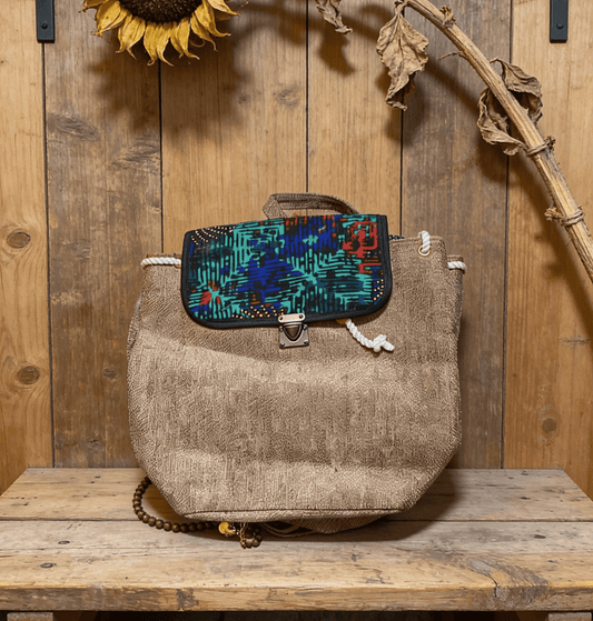 Gina Africa Bag - Linen Back pack