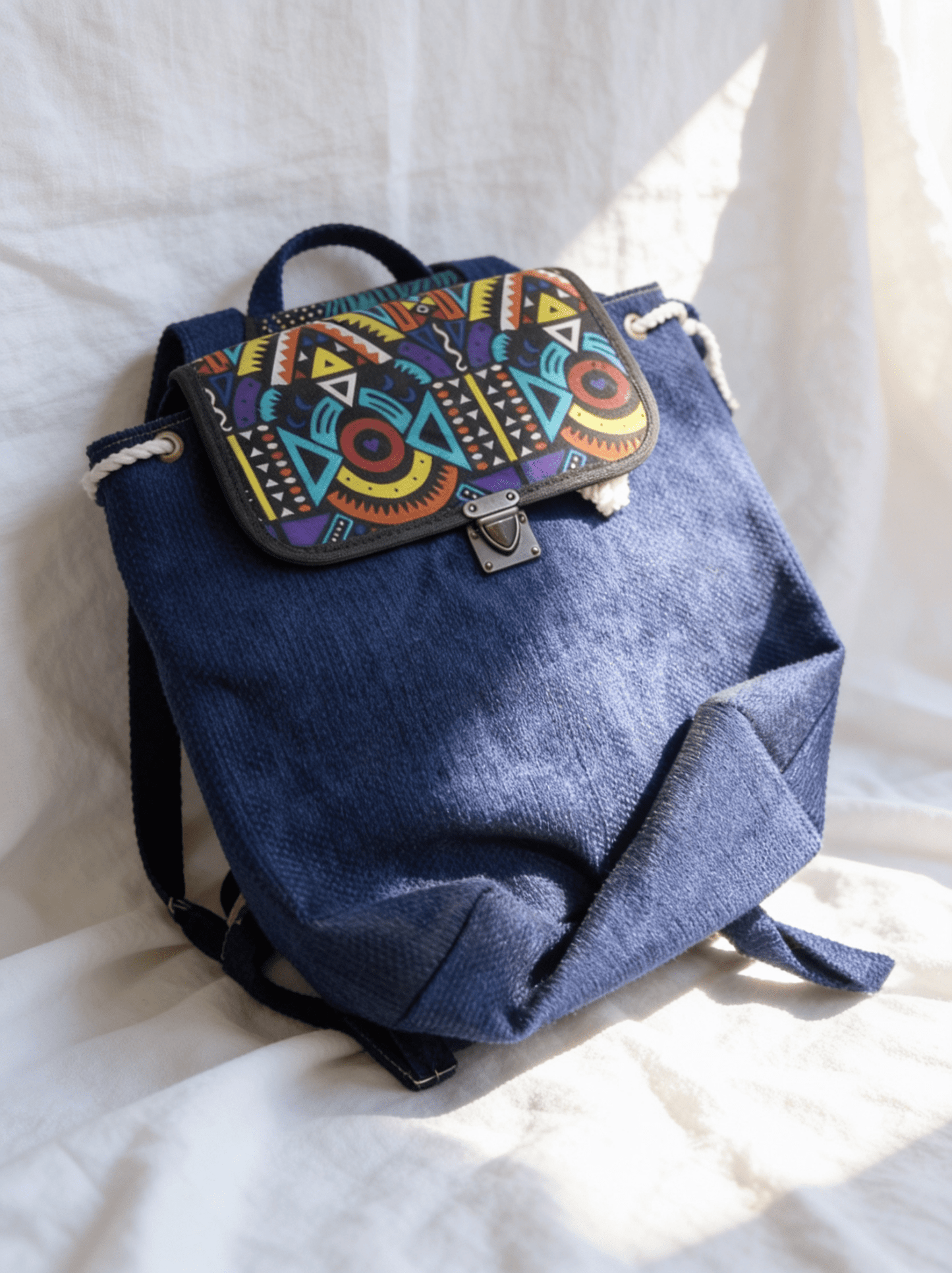 Sara Africa Bag - Linen Back pack