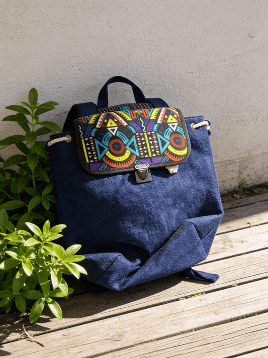 Sara Africa Bag - Linen Back pack