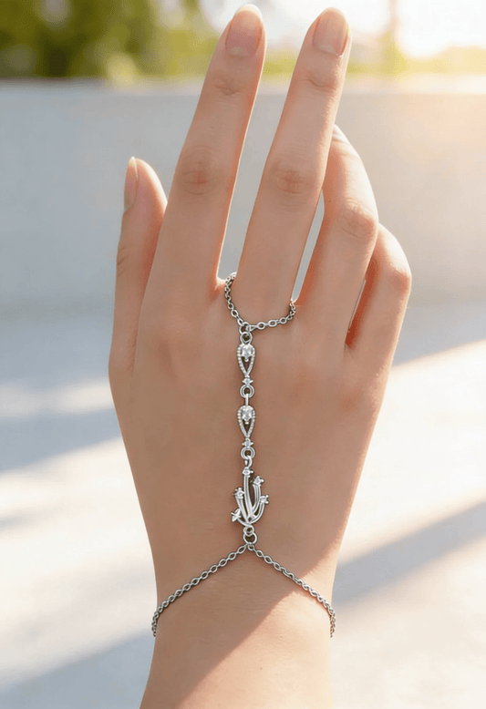 Layan Hand Kaff - Silver Stainless Steel
