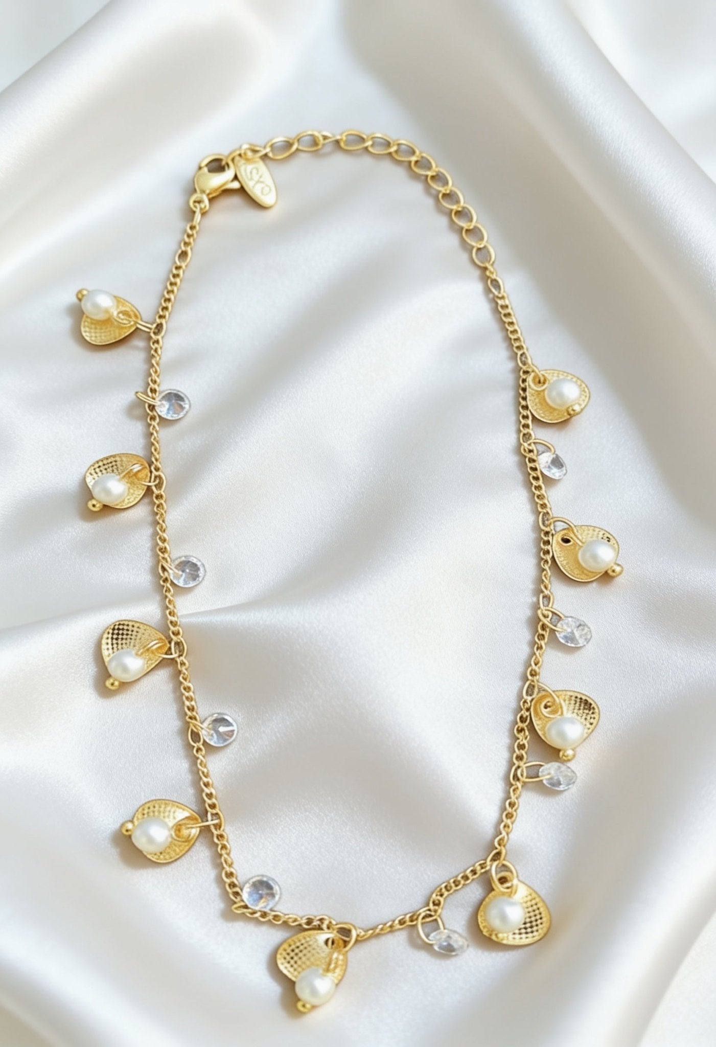 Sea Shell Anklet - Stainless Steel