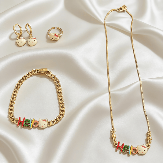 Hello Kitty Kids Set - Stainless Steel