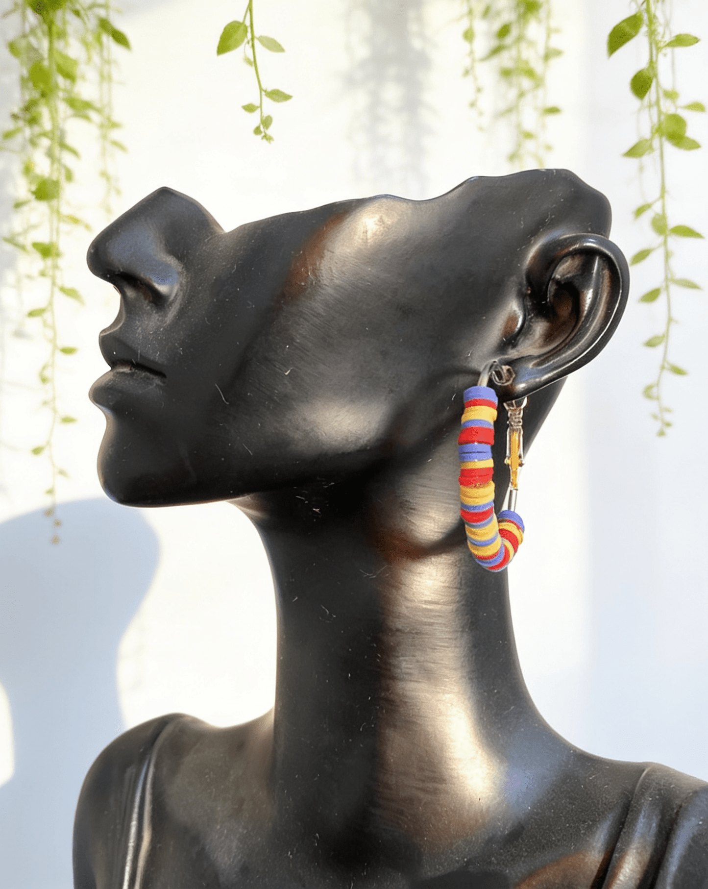 Karma Earrings - Rubber