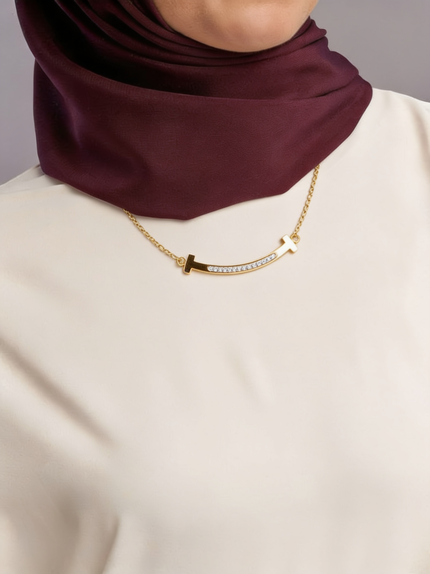 Daisy Necklace - Stainless Steel