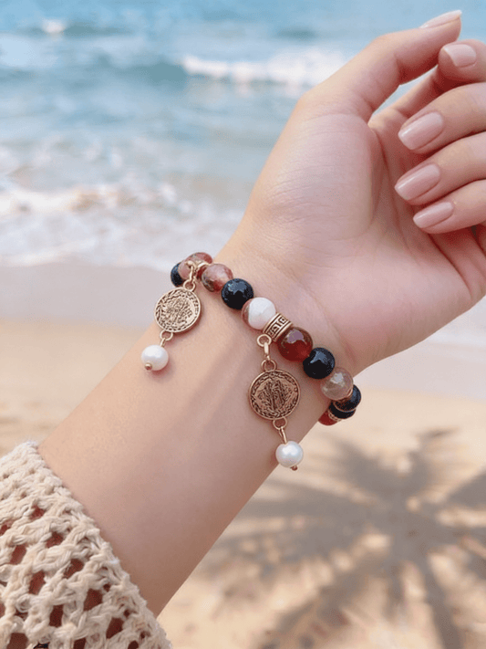 Olivia Colorful Bracelet - Agate Stone