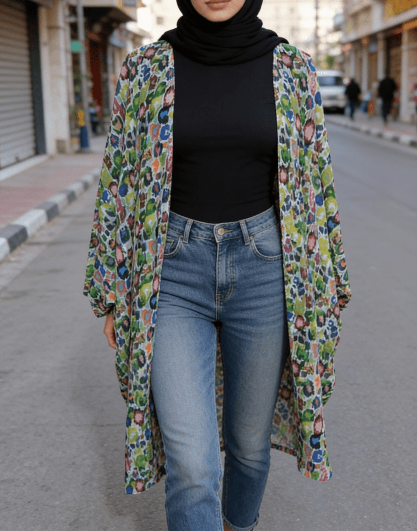 Hamsa Cardigan - Chifon