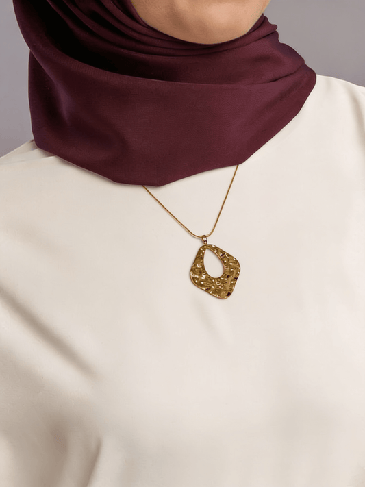 Ruby Necklace - Stainless Steel