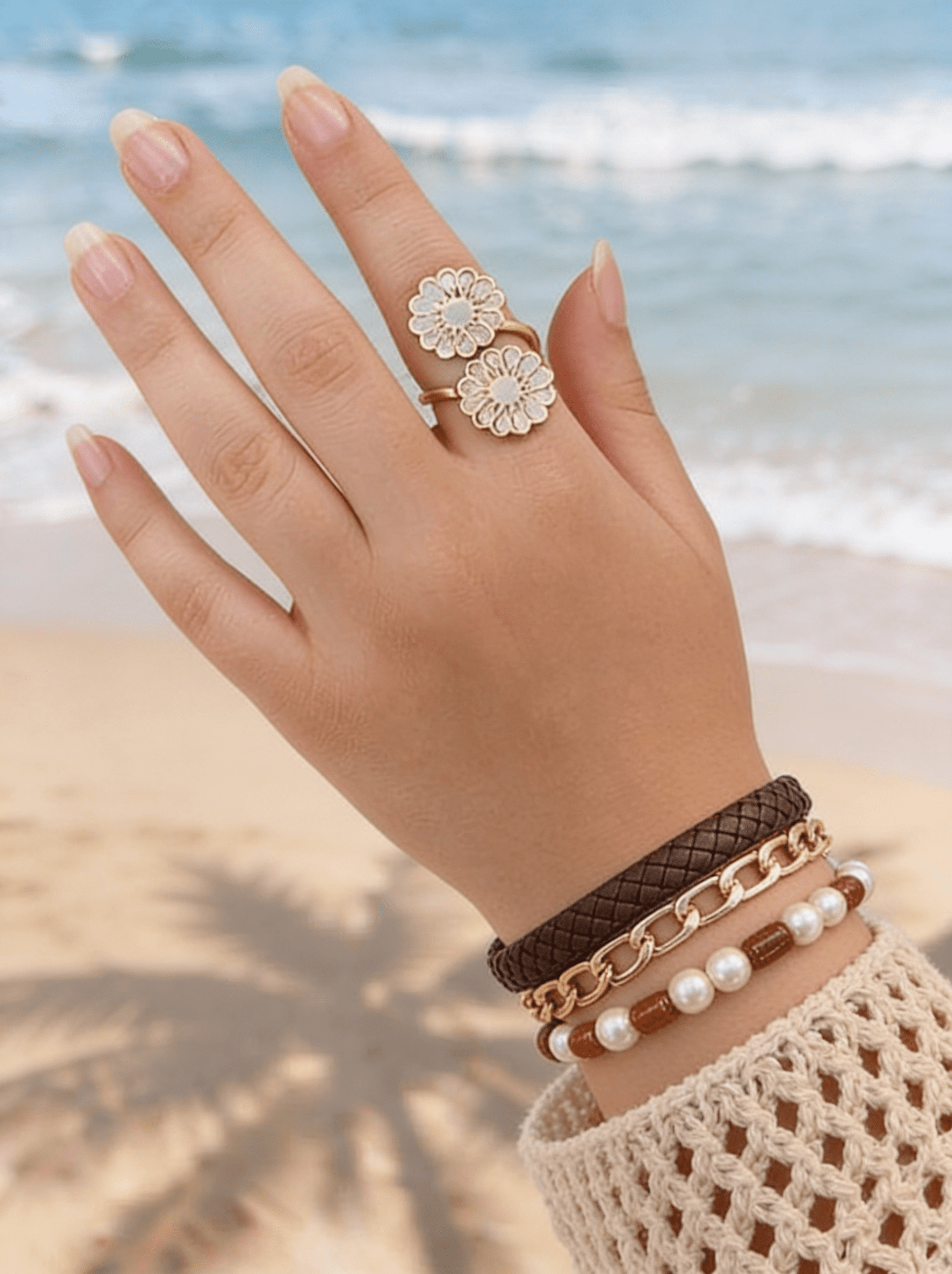 Zhraa Leather Bracelet Set