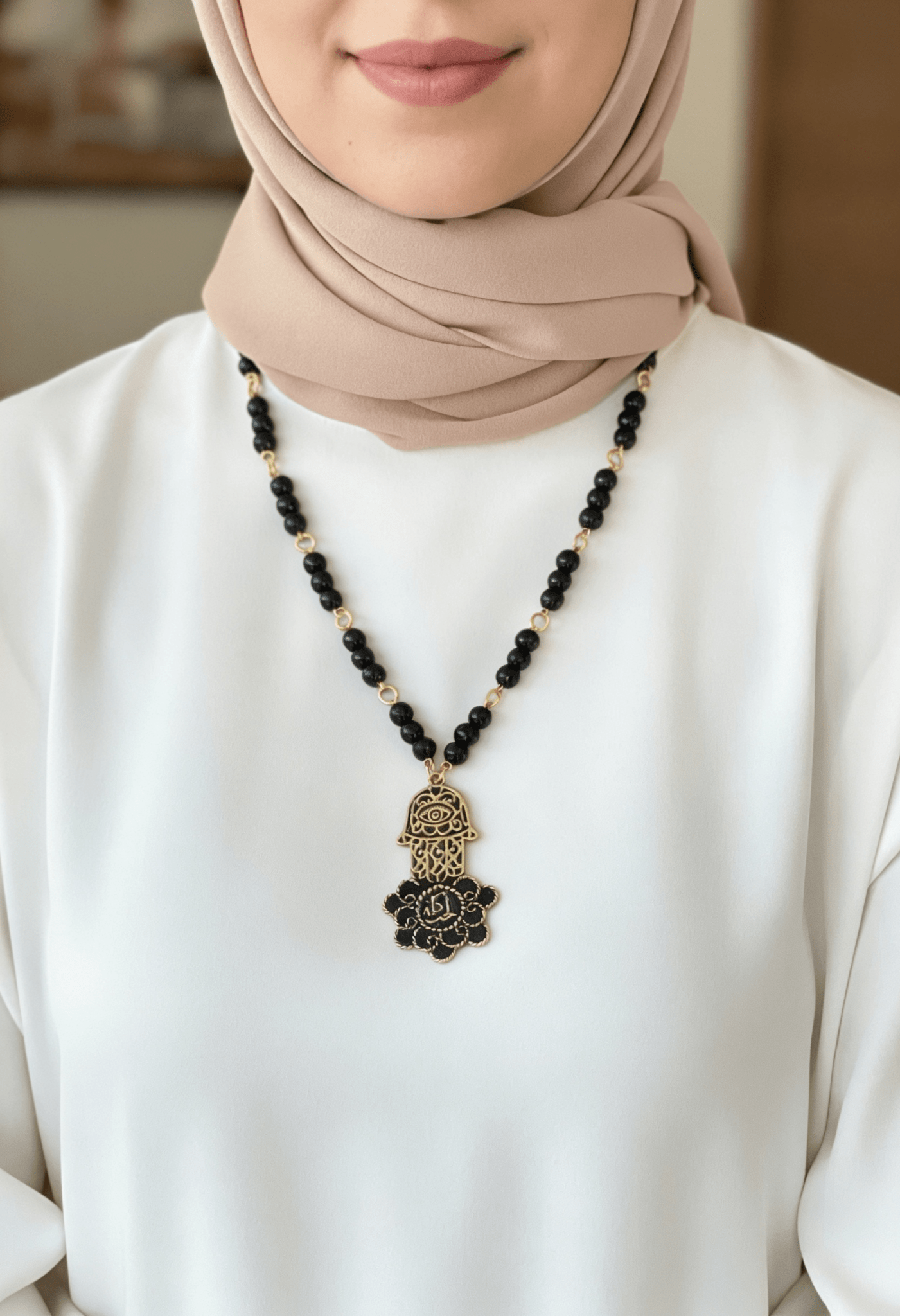 Yasmina Necklace - Agate Stones