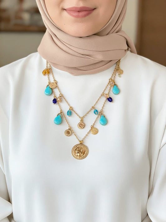 قلادة الفراشة - ستانلس ستيل