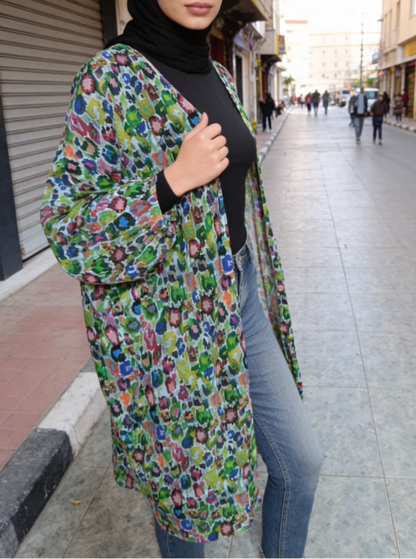 Hamsa Cardigan - Chifon
