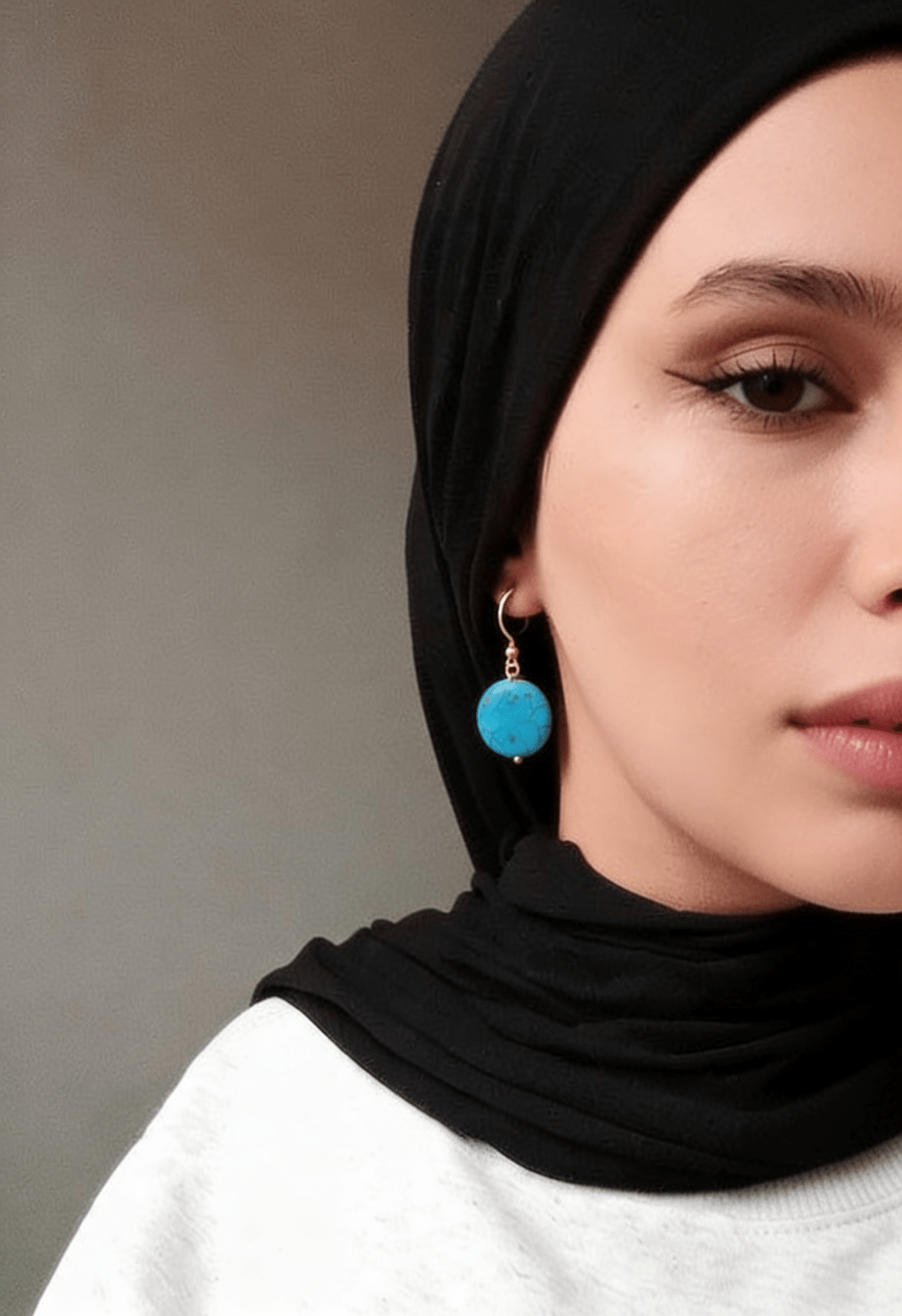 Dana Earrings - Turquoise Stone