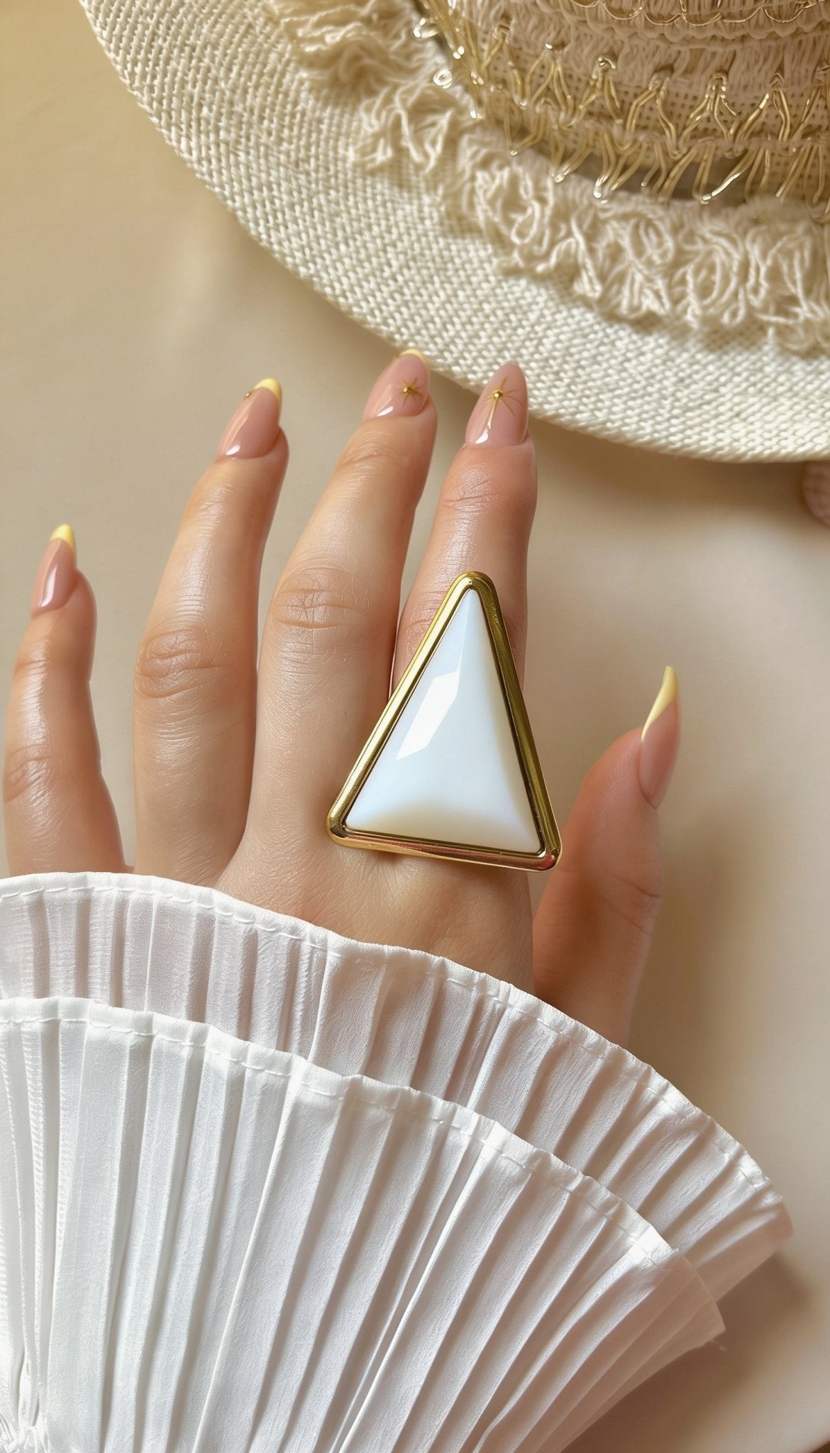 Triangle Ring - Stainless Steel