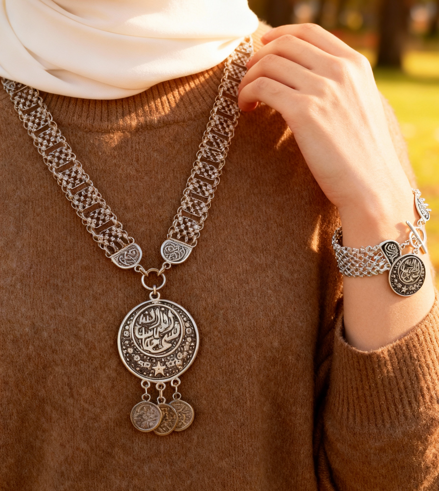 طقم نجوان الفاخر – نحاس خالص