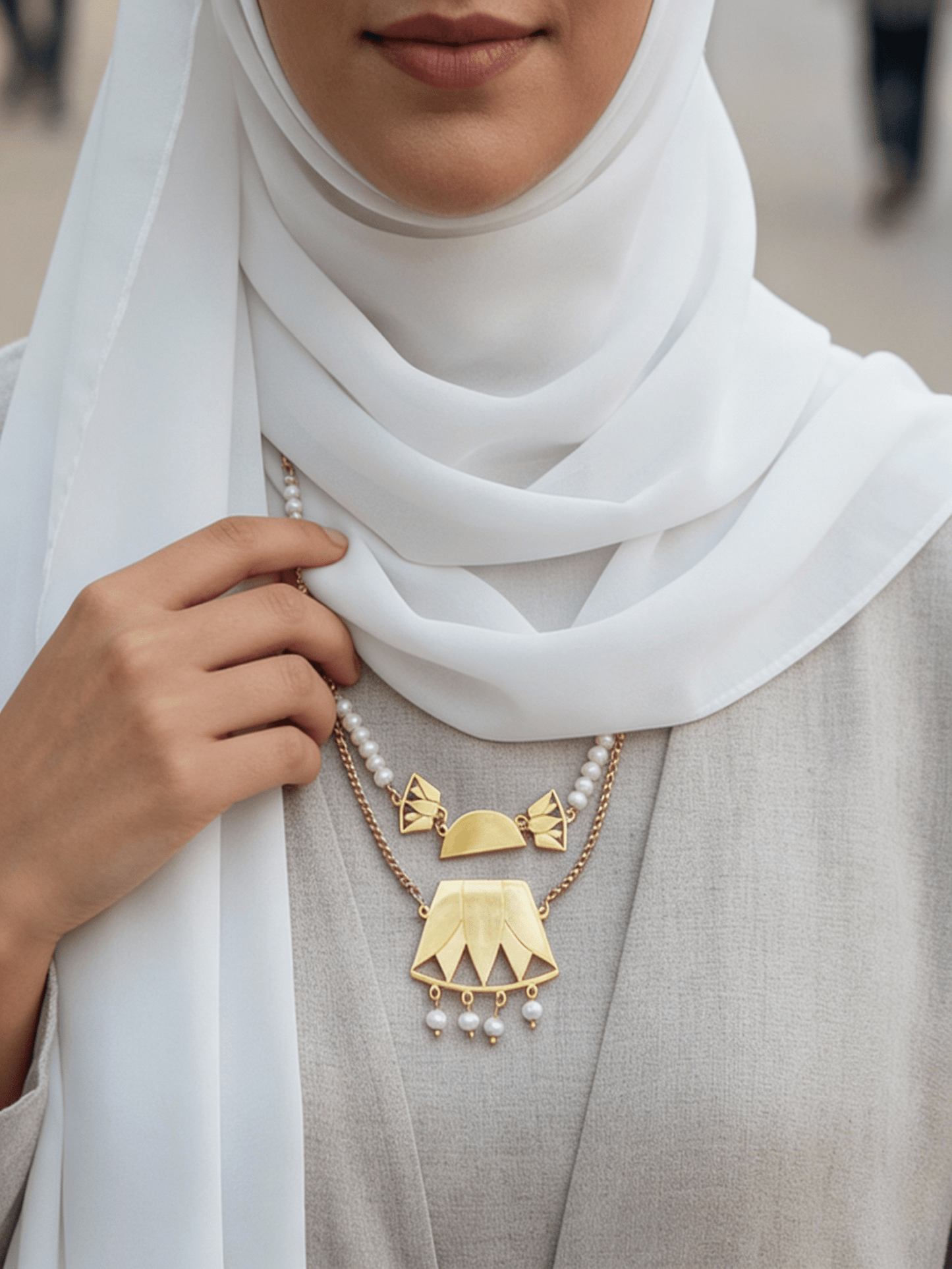 Lotus Necklace - Gold Plated