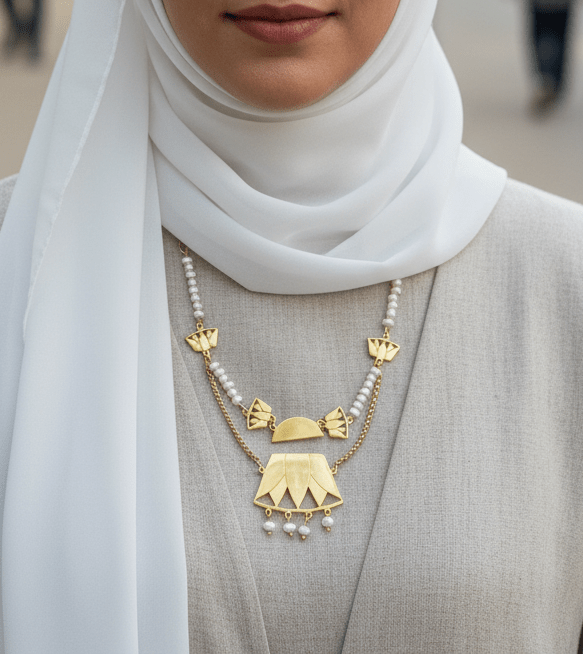 Lotus Necklace - Gold Plated