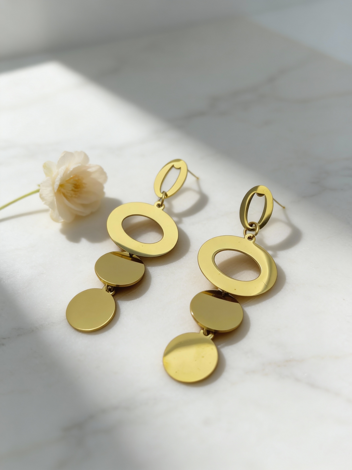 Ovals Earrings - Stainless Steel