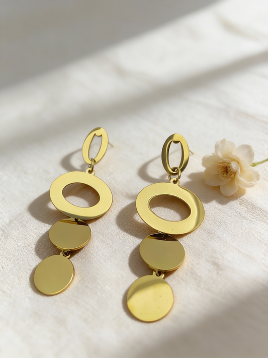 Ovals Earrings - Stainless Steel