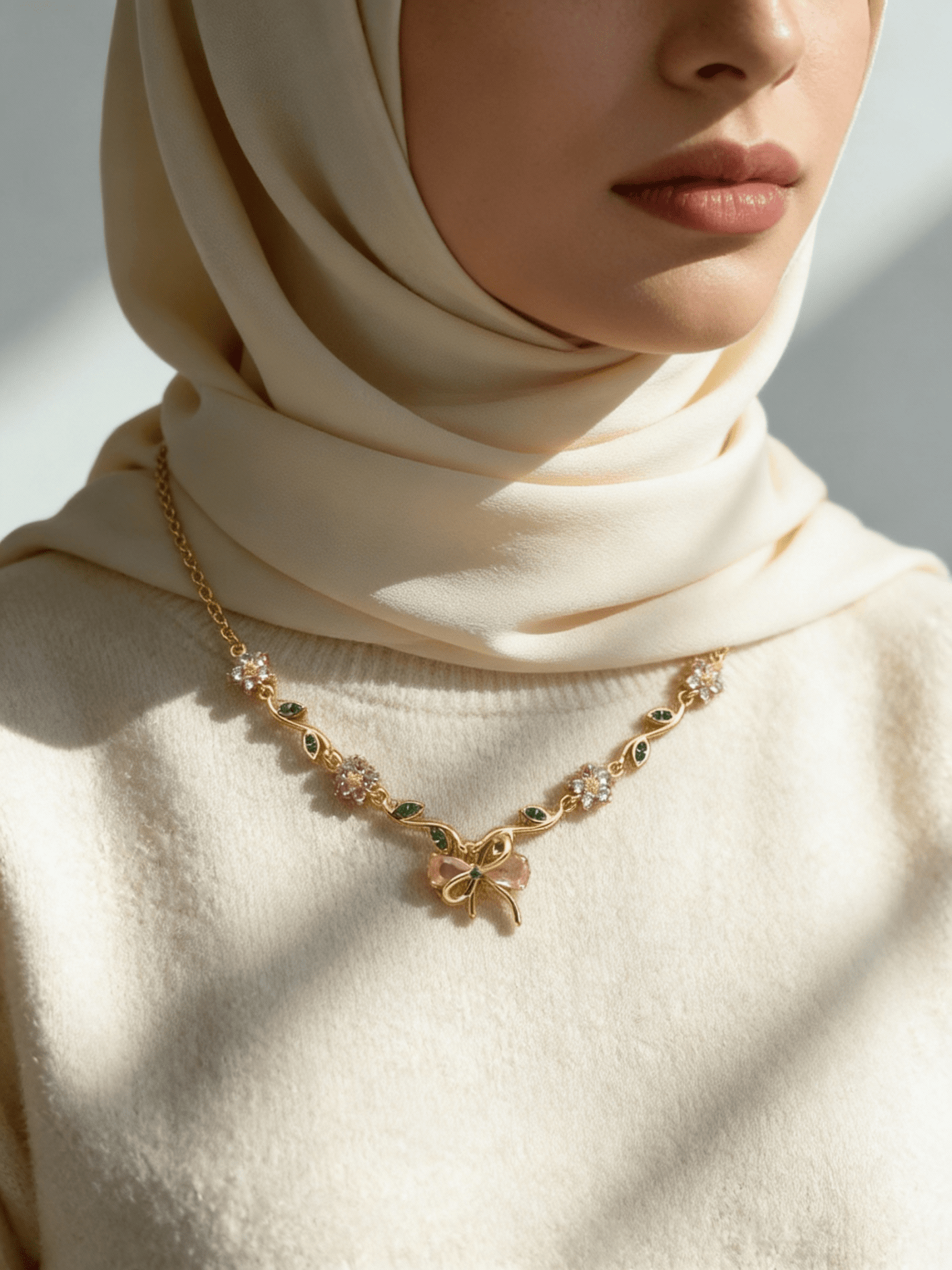 قلادة الفراشة - ستانلس ستيل