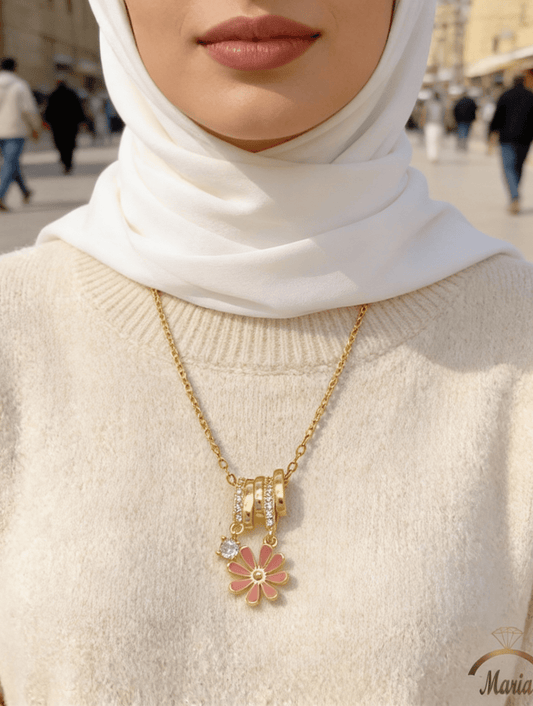Aliaa Necklace - Stainless Gold Plated