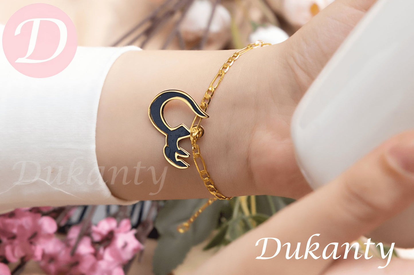 Seen Customized Bracelet- Gold Plated