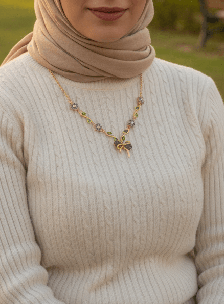 قلادة الفراشة - ستانلس ستيل