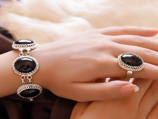 Blackmoon Set - Silver Plated