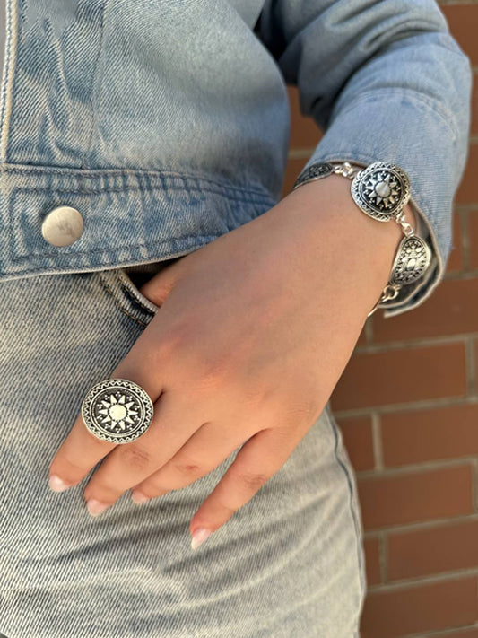 Salma Set - Silver Plated