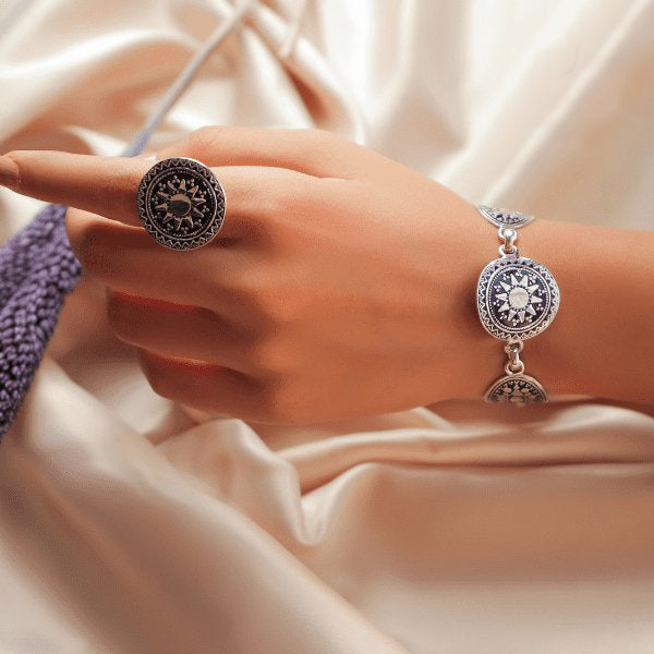 Salma Set - Silver Plated